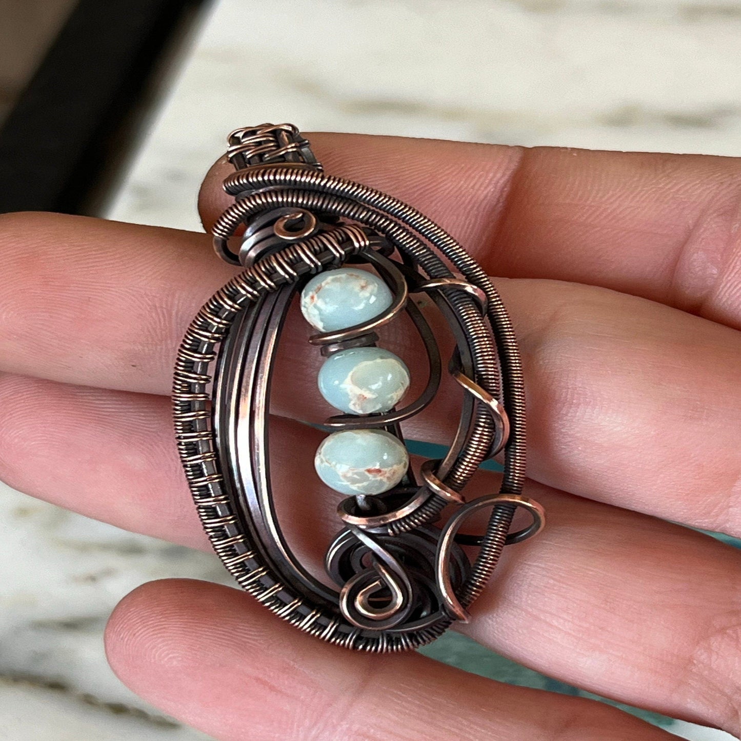 Elegant Jasper Pendant