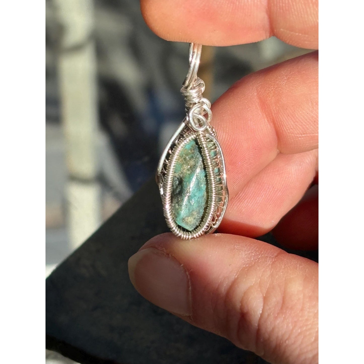 Sterling Silver Turquoise Sleeping Beauty