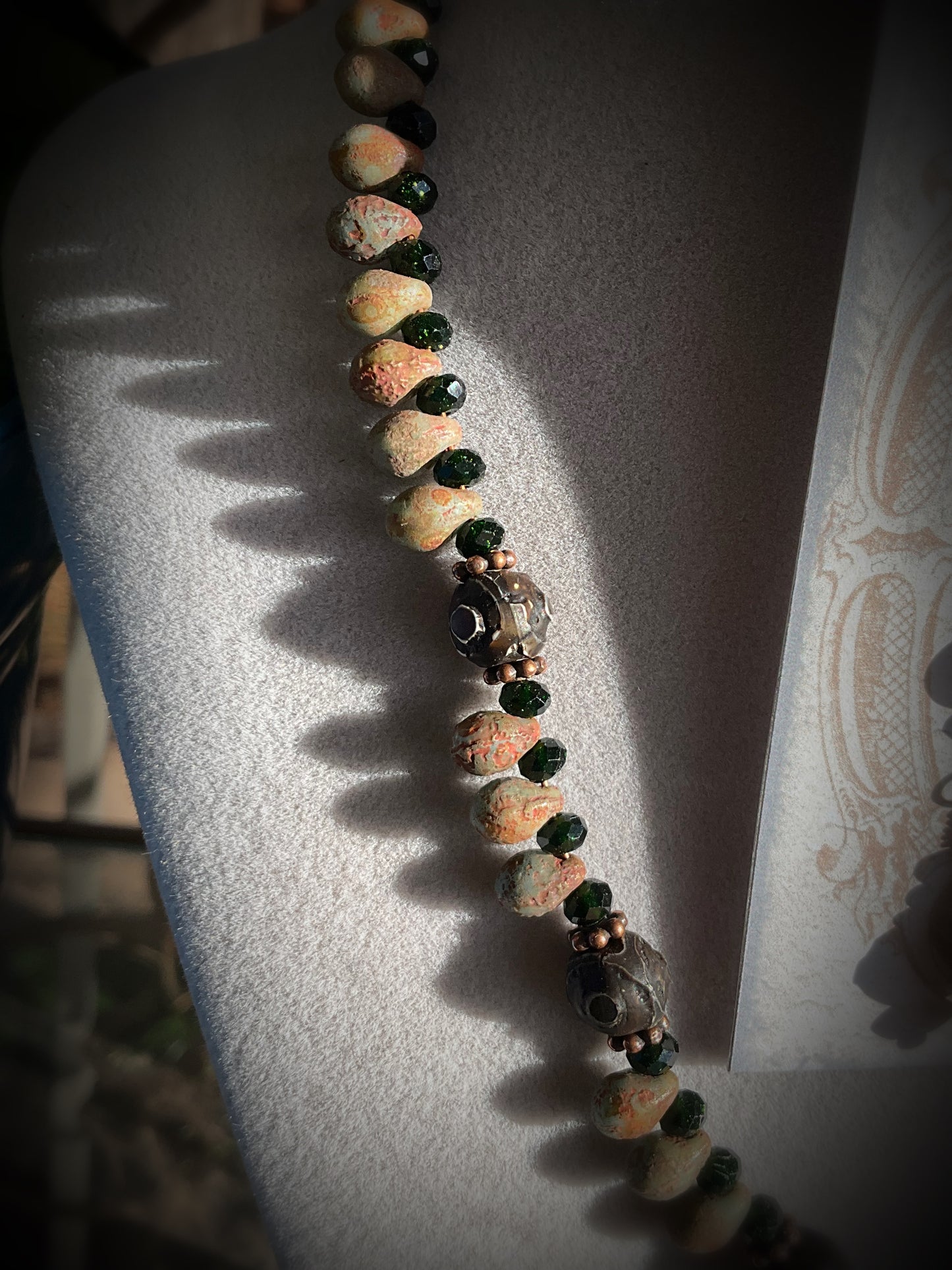 Elegant Tibetan Agate Jewelry Set