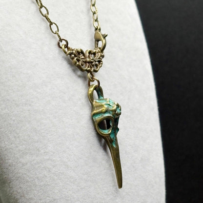 Necklace with a unique pendant on a white background