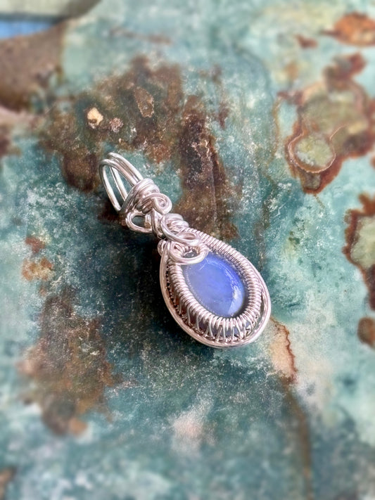 Lightning Ridge Opal Sterling Silver Pendant