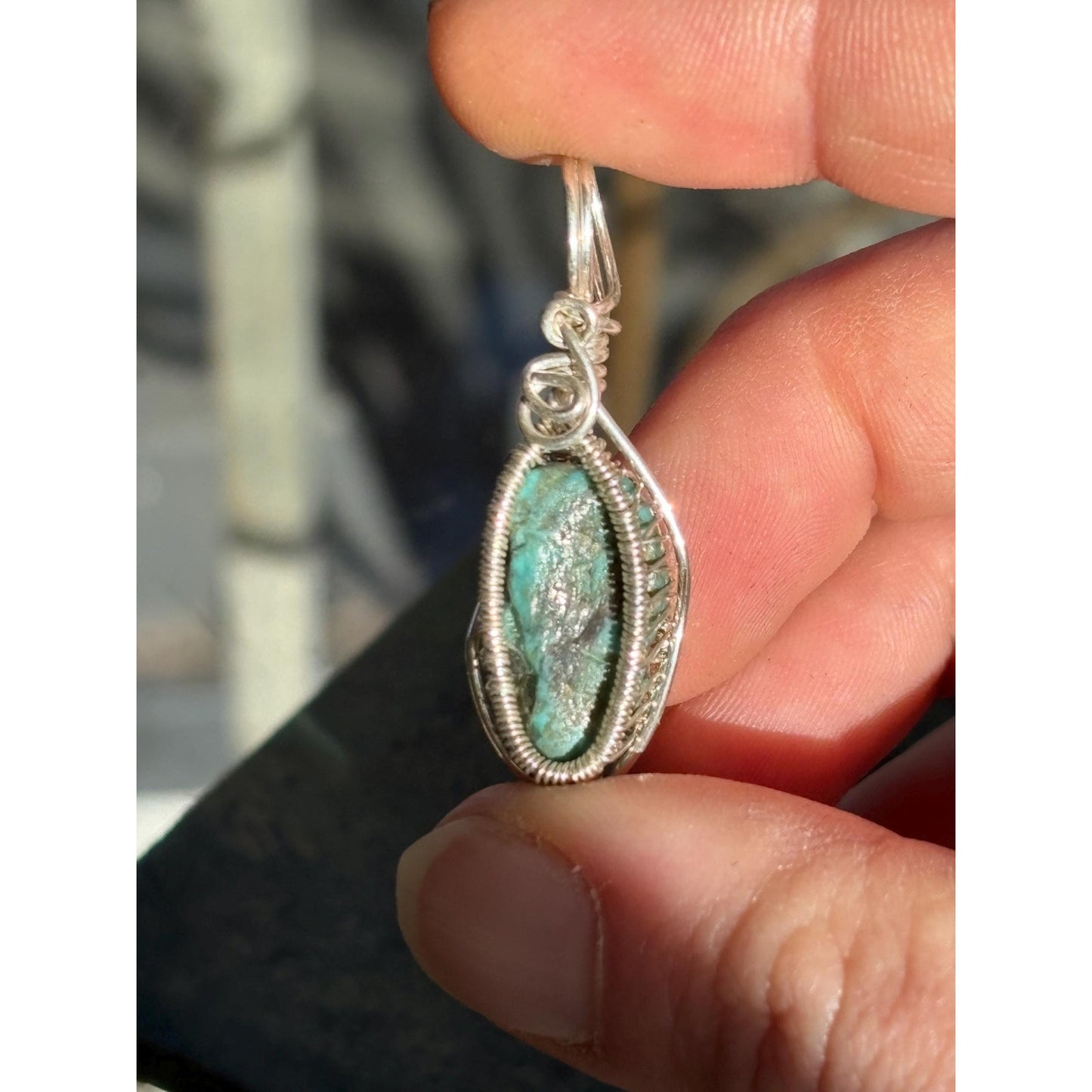 Sterling Silver Turquoise Sleeping Beauty