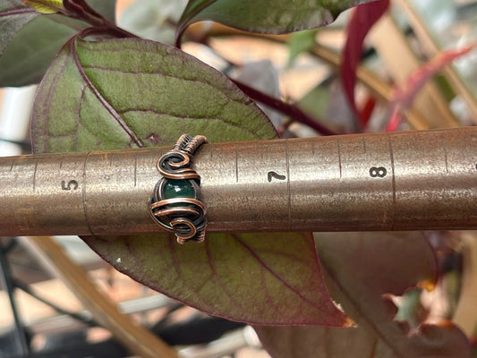 Green Aventurine Ring