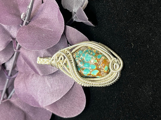 Kingman Arizona Turquoise In Silver