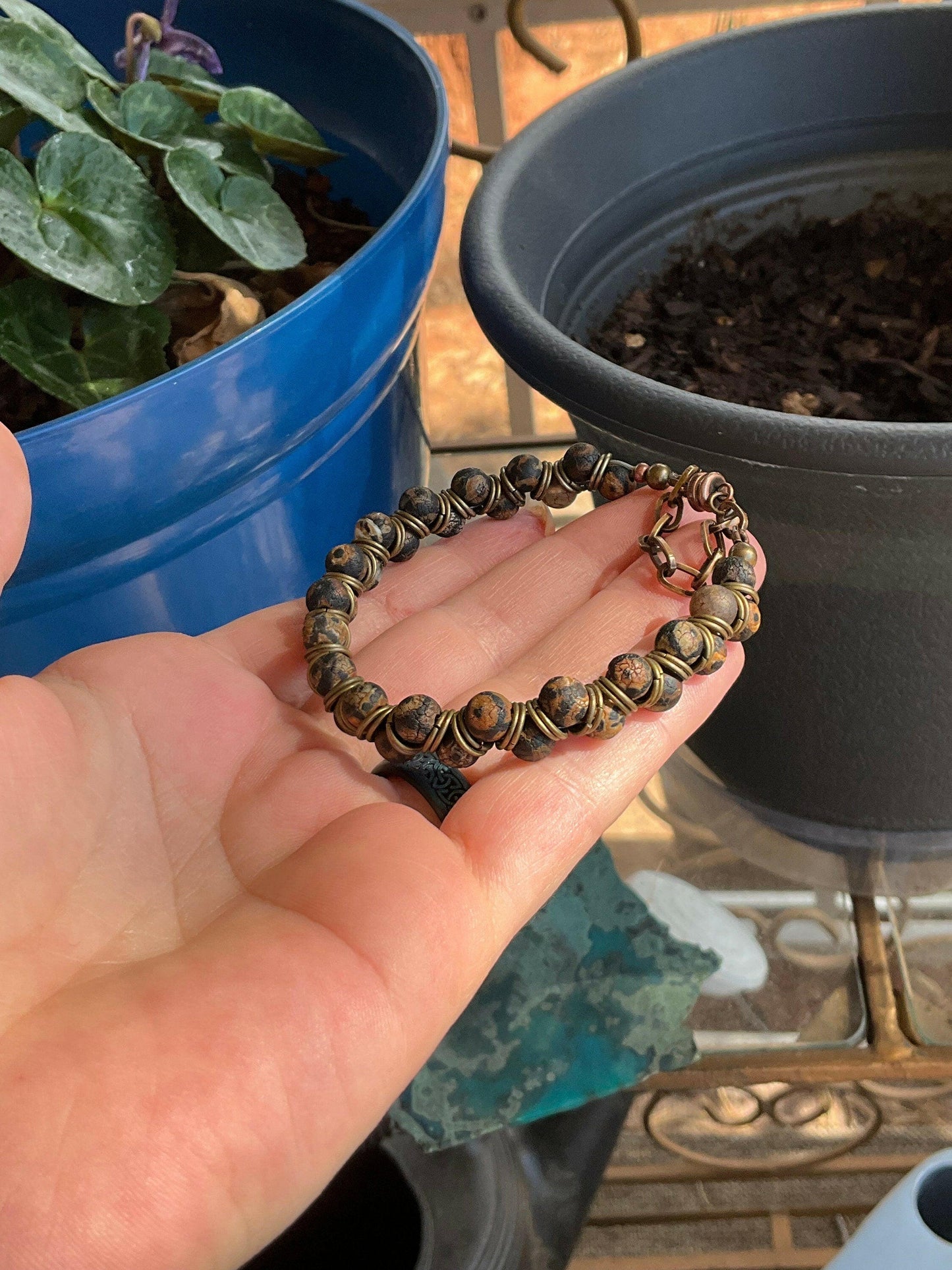 Tibetan Agate Goddess Bracelet