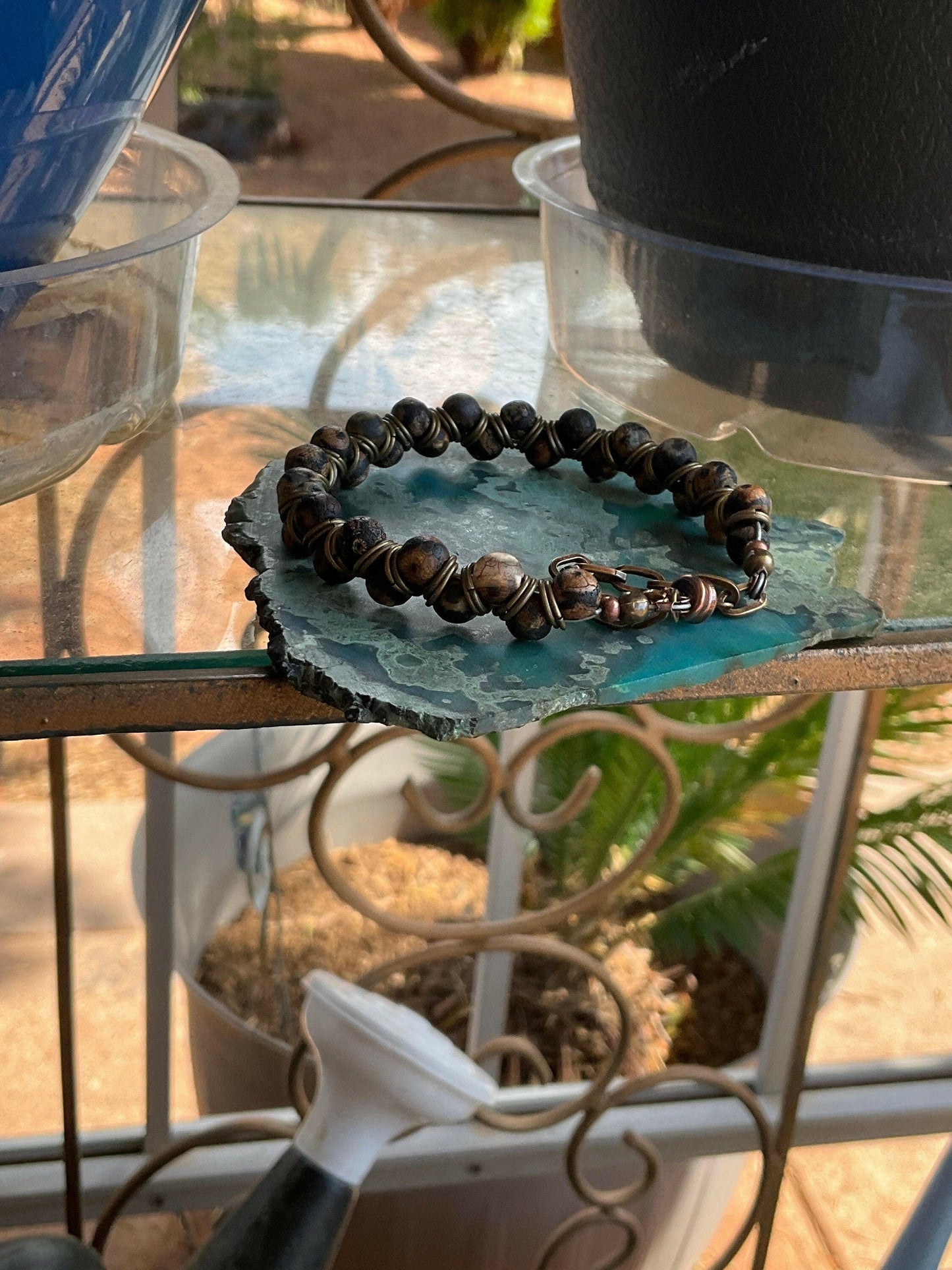 Tibetan Agate Goddess Bracelet