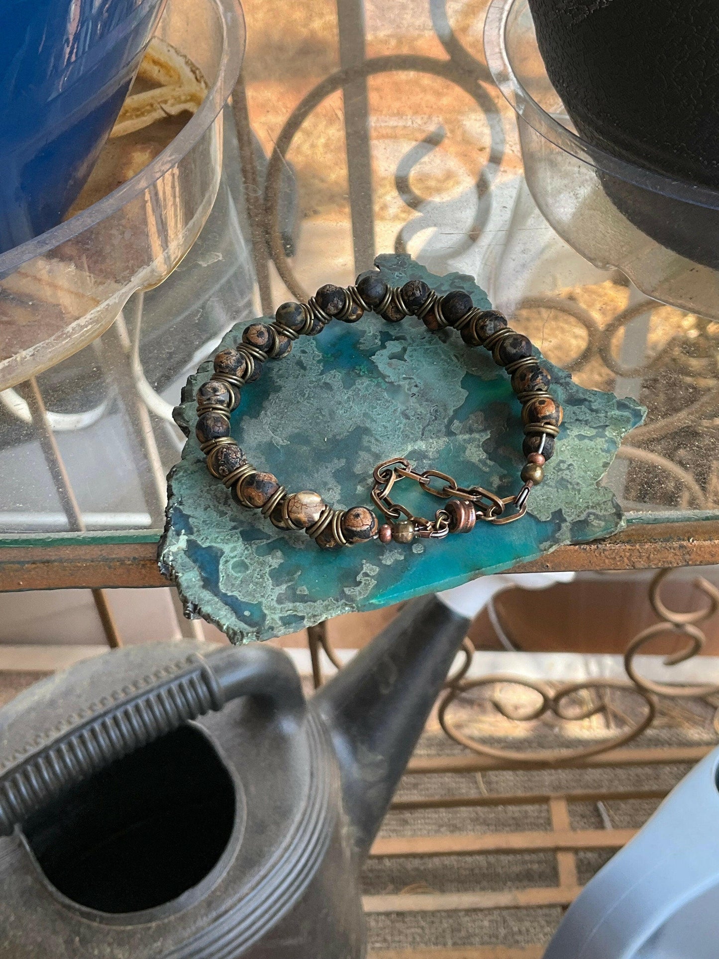 Tibetan Agate Goddess Bracelet