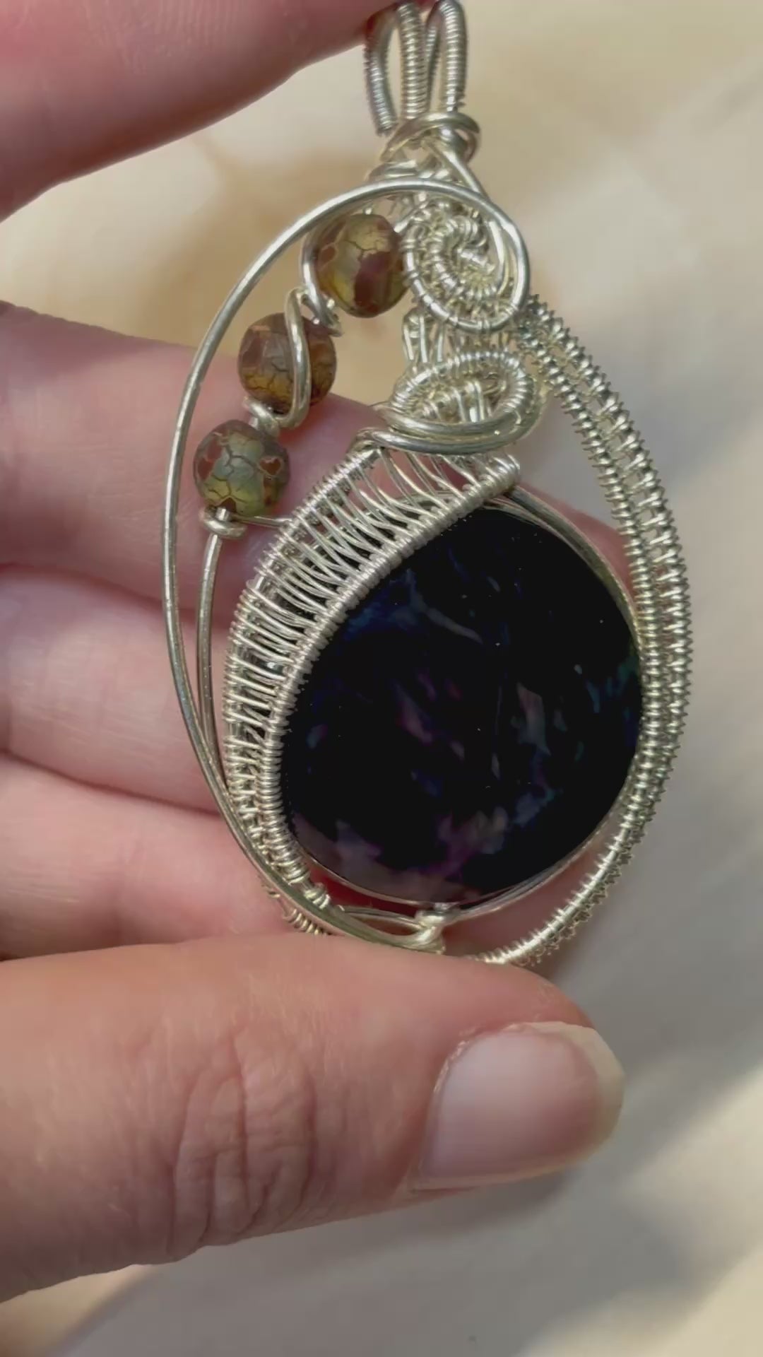 Video of Sterling Silver Wire wrap